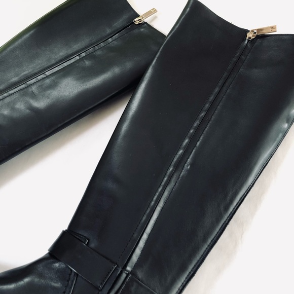 Ted Baker Tall Black Leather Knee High Boot - Picture 11 of 13